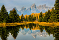 Schwabacher Landing- Snake River Teton Reflection