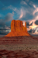 Mitten Sunset - Monument Valley