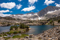 Shamrock  Lake near Saddlebag Lake.
