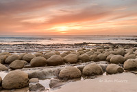 Bowling Ball Beach Sunset