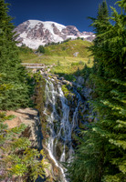Mount Rainier Waterfall