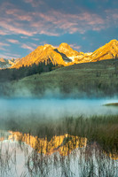 Little Redfish Lake Sunrise Sawtooth NRA