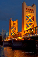 Tower Bridge at Night - Sacramento, CA