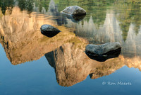 Three Brothers Reflected in Merced River, Yosemite N.P.
