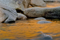 Rocks and Golden Water - Silver Fork, American River, CA